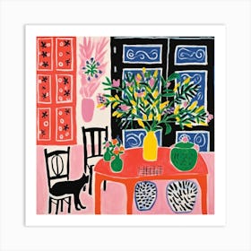 Table In A Room Art Print