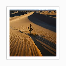 Cactus In The Desert Art Print