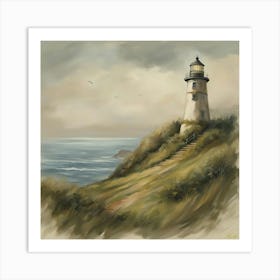 Ye Ole Lighthouse Art Print