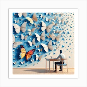 Butterflies 1 Art Print