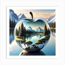 Apple Painting Art Print