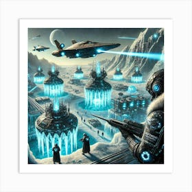 A Sci Fi Depiction Of The Plutonic Alliance S Def Art Print