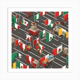 Mexican Market 2 Art Print