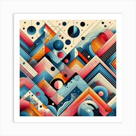 Abstract Painting 4 Art Print