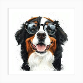 Bernese Mountain Dog 13 Art Print