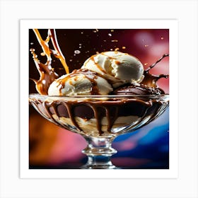 Ice Cream Sundae 1 Art Print