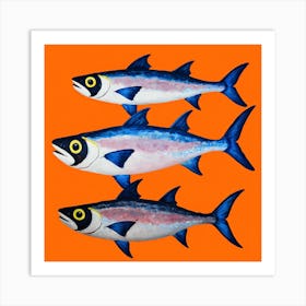 Three Tuna Fish Art Print