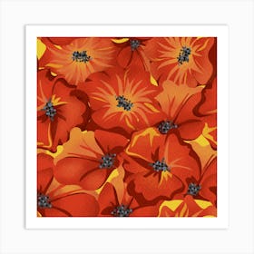 Field Of Poppies Art Print