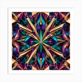 Abstract Geometric Pattern 1 Art Print