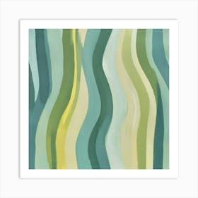 Wavy Lines Art Print