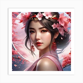 Chinese Girl 11 Art Print