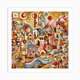 Abstract Painting 6 Art Print