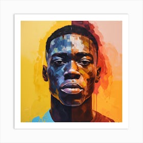 'Man Of Color' Art Print