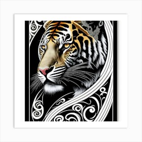 Tiger 01 Art Print