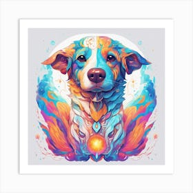 Dog Painting Art Print