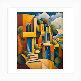 House On The Hill Art Print