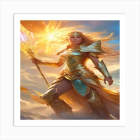 Warrior Woman Art Print