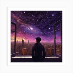 Galaxy View Art Print