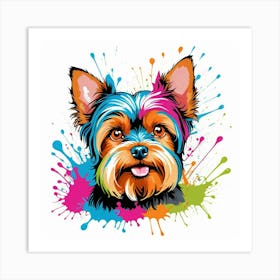 Graffiti Yorkshire Terrier 1 Art Print