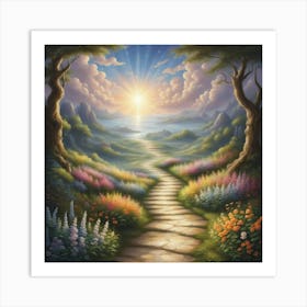 Path To The Sun 1 Art Print