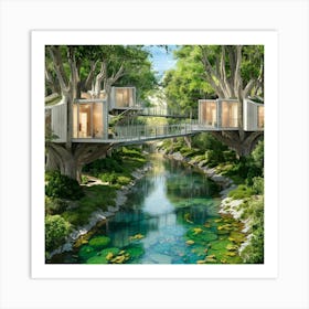 Tree House 1 Art Print