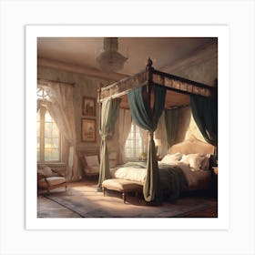 Fairytale Bedroom Art Print