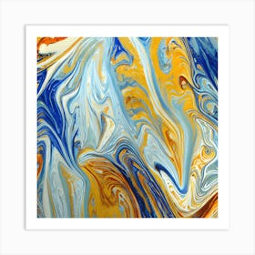 Abstract Painting thought Art Print