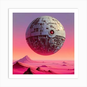 Death Star Art Print