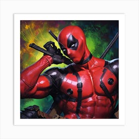 Deadpool 7 Art Print