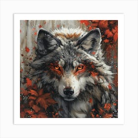 Wolf Canvas Print Art Print