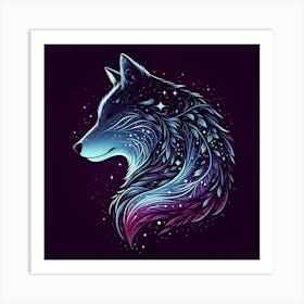 Wolf Head 1 Art Print