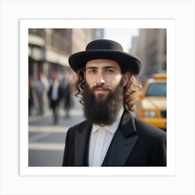 Portrait Of A Jewish Man Art Print