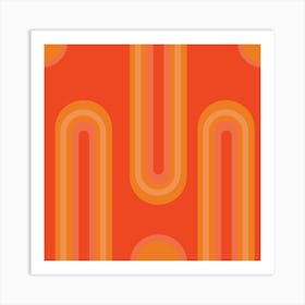 Orange Art Art Print