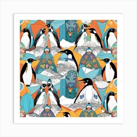 Penguins 1 Art Print