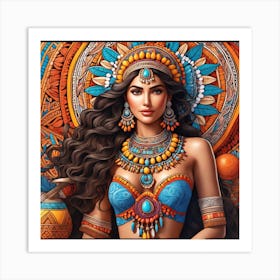 Egyptian Woman 2 Art Print