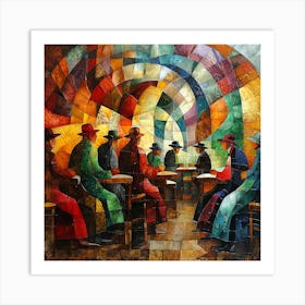 'The Cafe' Art Print