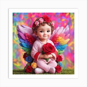 Angel Baby Art Print