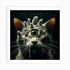 Eye Of The Cat Art Print