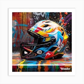 Wonder Helmet Art Print