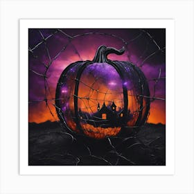 Abstract Pumpkin Art Print