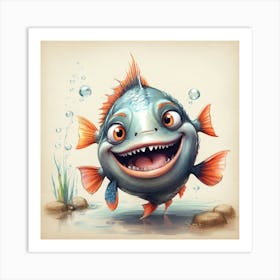 Fish Illustration Art Print