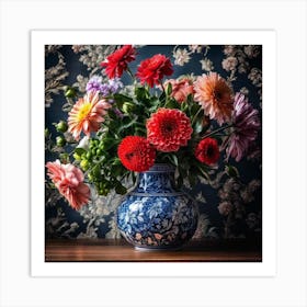 Flowers In A Vase 111 Art Print