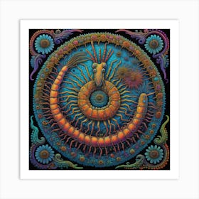 Symbiosis Mandala Art Print