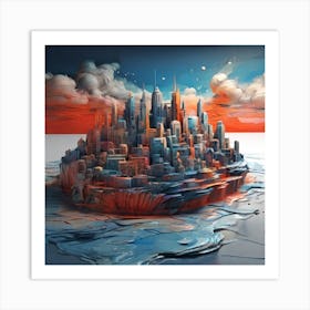 Cityscape Art Print