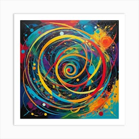 Spiral Painting Art Print