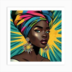 Rabi Pop African Woman Art Print