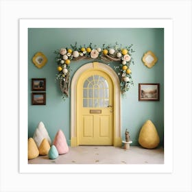 Yellow Door 3 Art Print