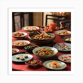 Chinese Food Art Print