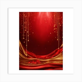 Christmas Background Art Print