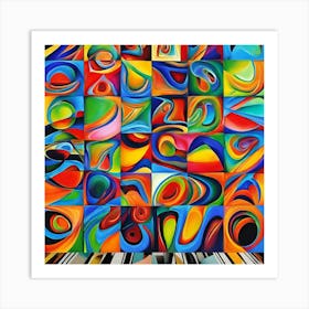 Abstract Painting 10 Art Print